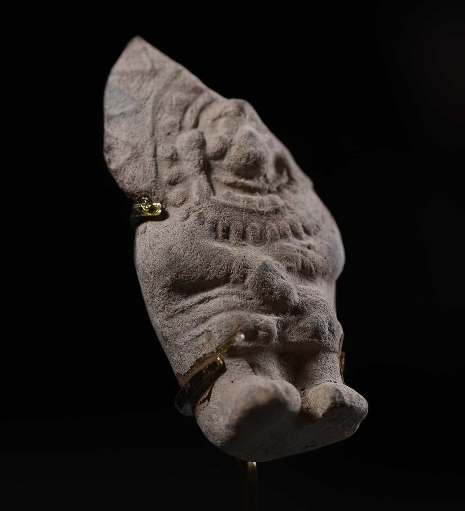 Förcolumbiansk precolumbiansk skulptur, Tumaco La Tolita med spansk exportlicens - 7 cm #1.2