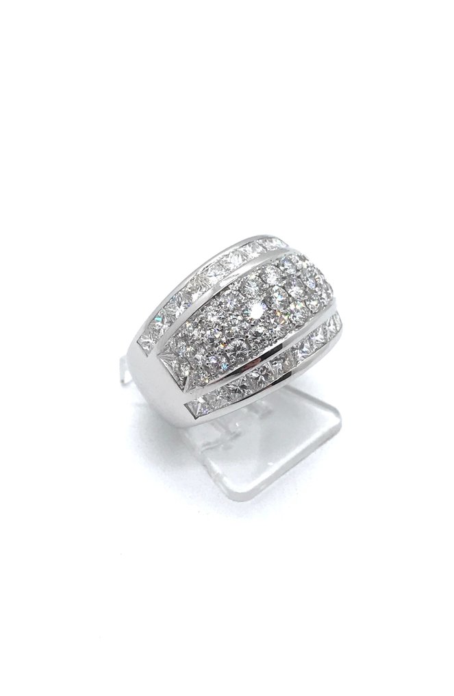Ring Hvidguld Diamant  (Natur) #3.2