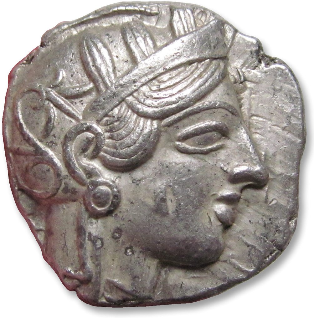 Attika, Athen. Tetradrachm 454-404 B.C. - beautiful high quality example of this iconic coin - #1.2
