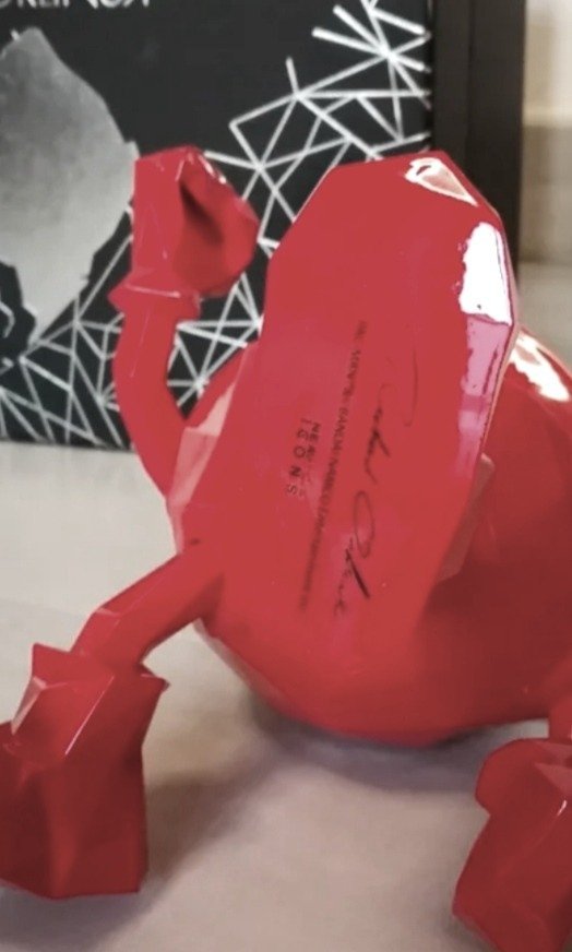 Richard Orlinski (1966) - Pac-Man Rojo XL #3.2