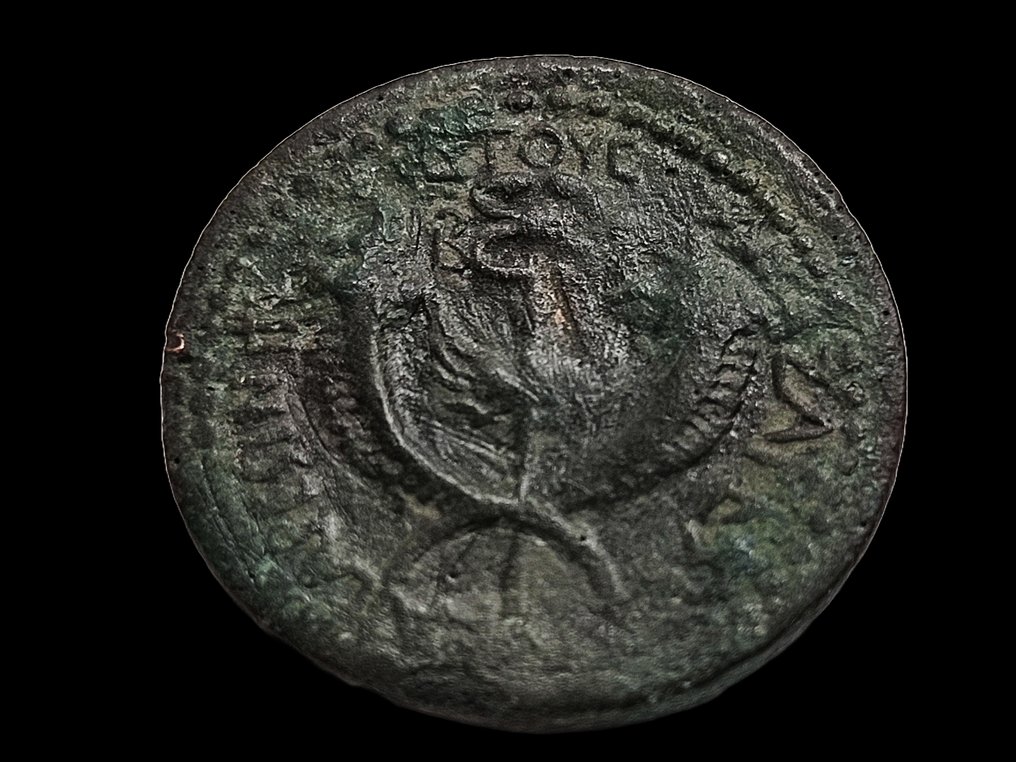 Cilicia, Anazarbo. Domiziano (81-96 d.C.). Assarion Dated CY 112 (93/4) - Very rare #2.1