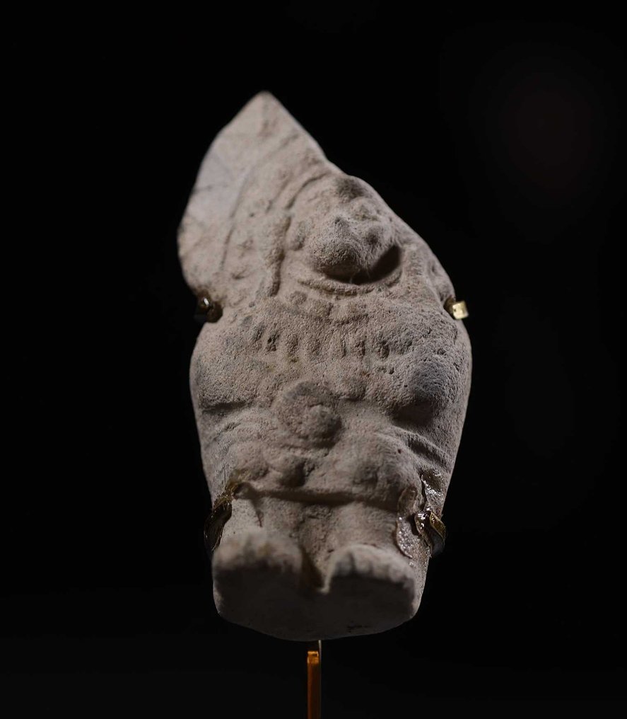 Förcolumbiansk precolumbiansk skulptur, Tumaco La Tolita med spansk exportlicens - 7 cm #1.1