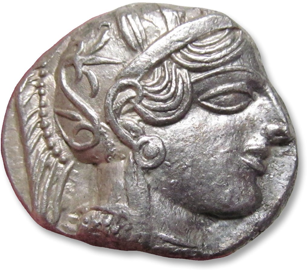 Attica, Atena. Tetradrachm 454-404 B.C. - beautiful high quality example of this iconic coin - #1.2