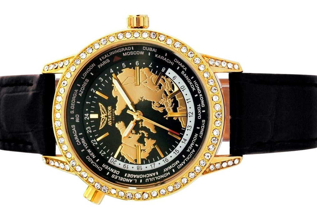 Aviator Watch - Collection Monte Carlo Formula Uno - Special Edition Gold - Unisex - 2025 #4.3