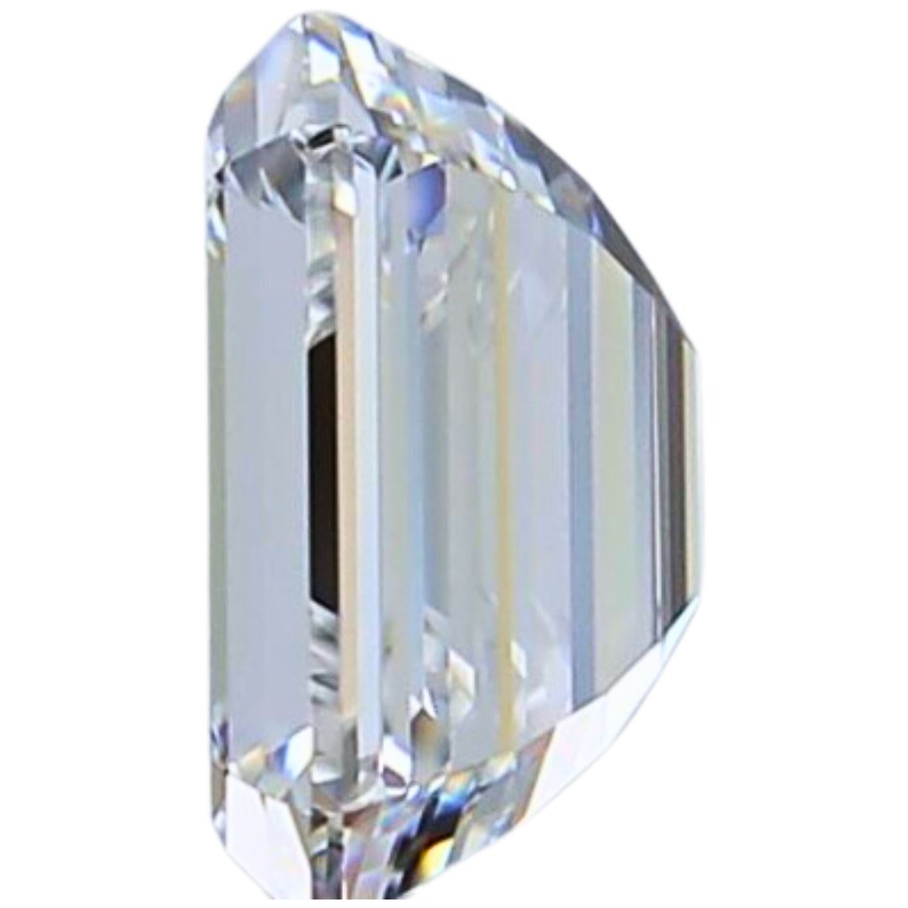 1 pcs Diamant - 1.01 ct - Émeraude - F - VS2 #3.2