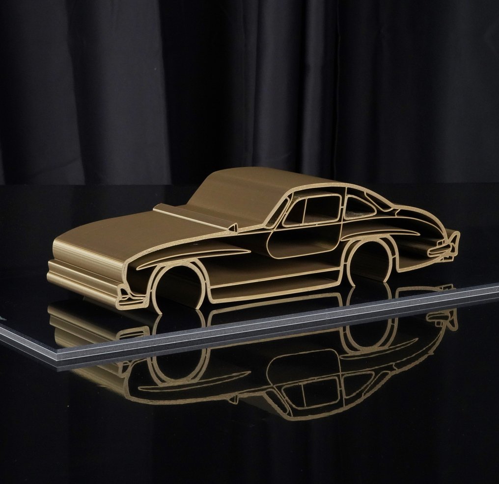 Mercedes-Benz 300 SL - 1/12 autószobor - 1/30 DB - Legends Cars® - By Automobilia Art® - Art Sculpture - 2024 #1.1