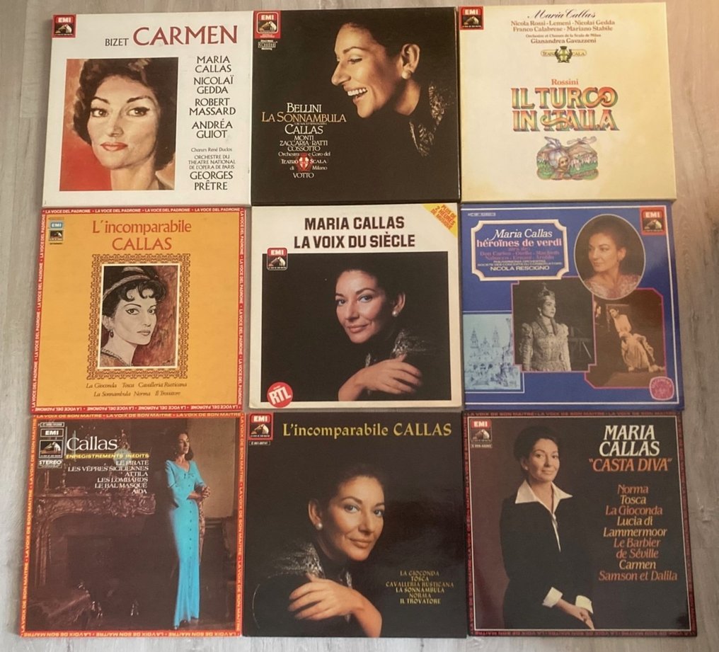 Maria Callas - Carmen, Il turc in Italia, Sonnambula, etc. - Πολλαπλοί καλλιτέχνες - Συλλογή LP - 1978 #1.1