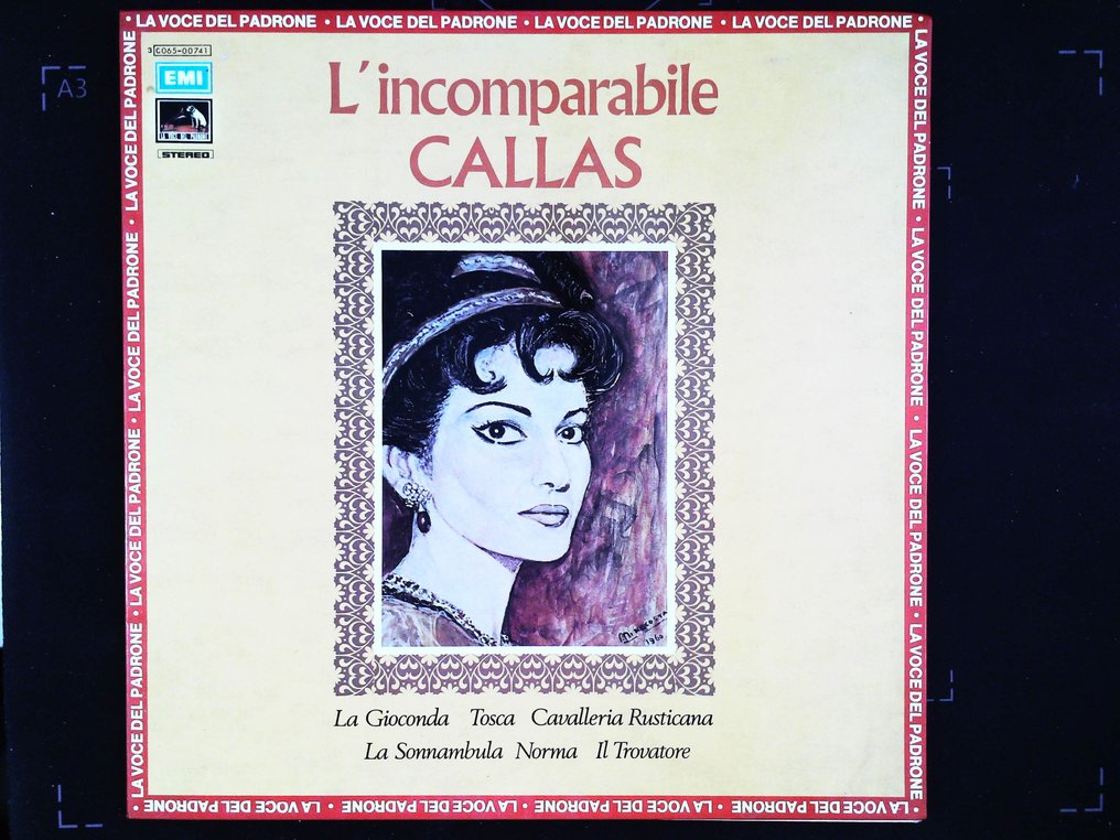 Maria Callas - Carmen, Il turc in Italia, Sonnambula, etc. - Πολλαπλοί καλλιτέχνες - Συλλογή LP - 1978 #2.1