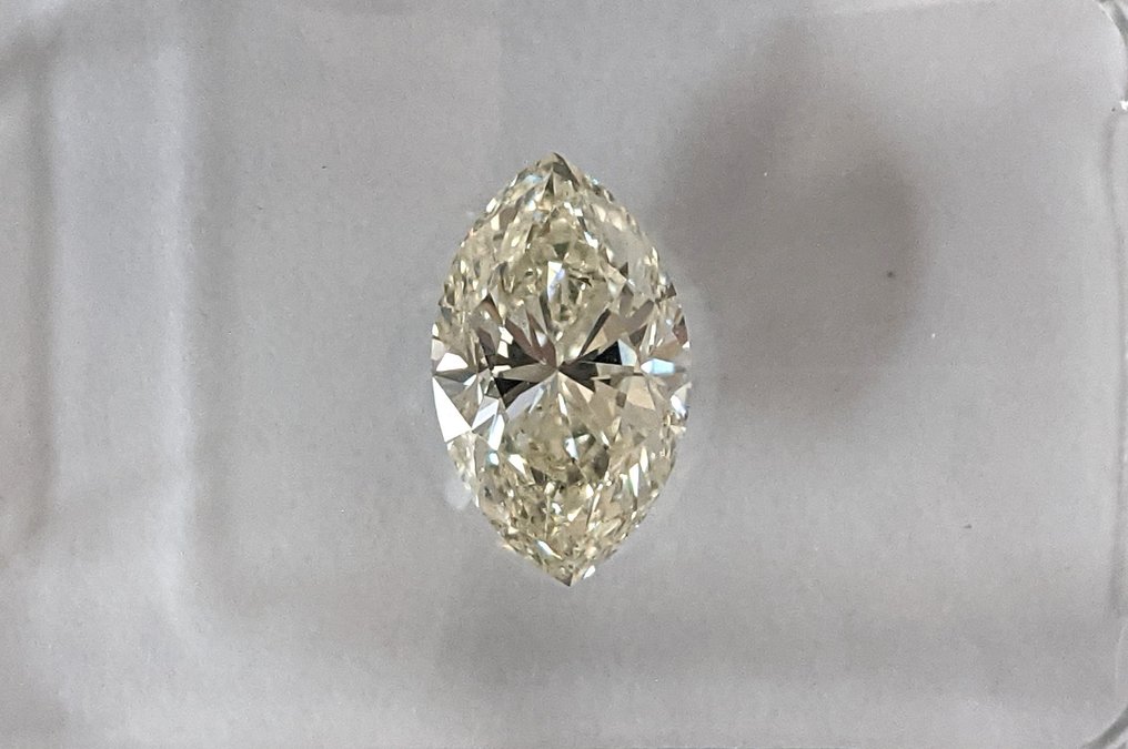 1 pcs 钻石  (天然)  - 1.05 ct - 榄尖形 - L - SI1 微内含一级 - 国际宝石研究院（IGI） #1.0