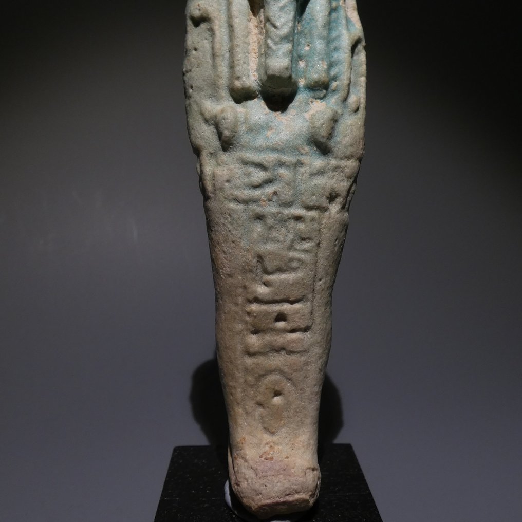 古埃及 沙卜蒂。 11.5 公分高。晚期，西元前 664 - 332 年 小雕像 - 11.5 cm #2.1