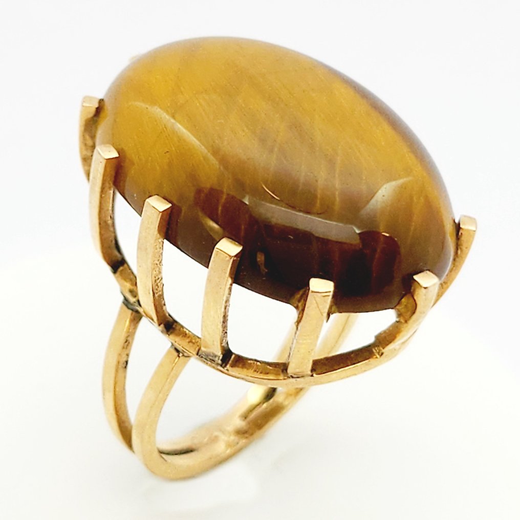 Δαχτυλίδι Κίτρινο χρυσό Χαλαζίας  #1.1