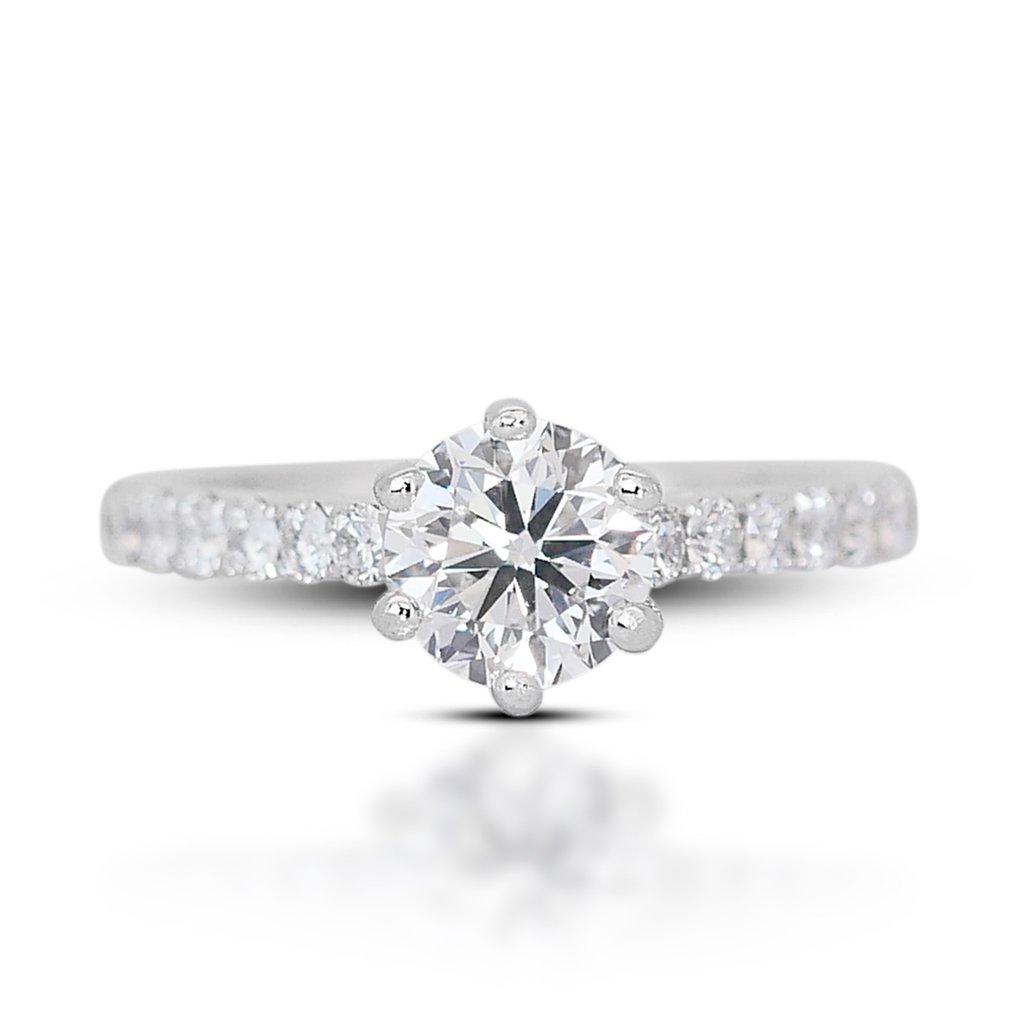 Anel Ouro branco Diamante - Diamante #1.2