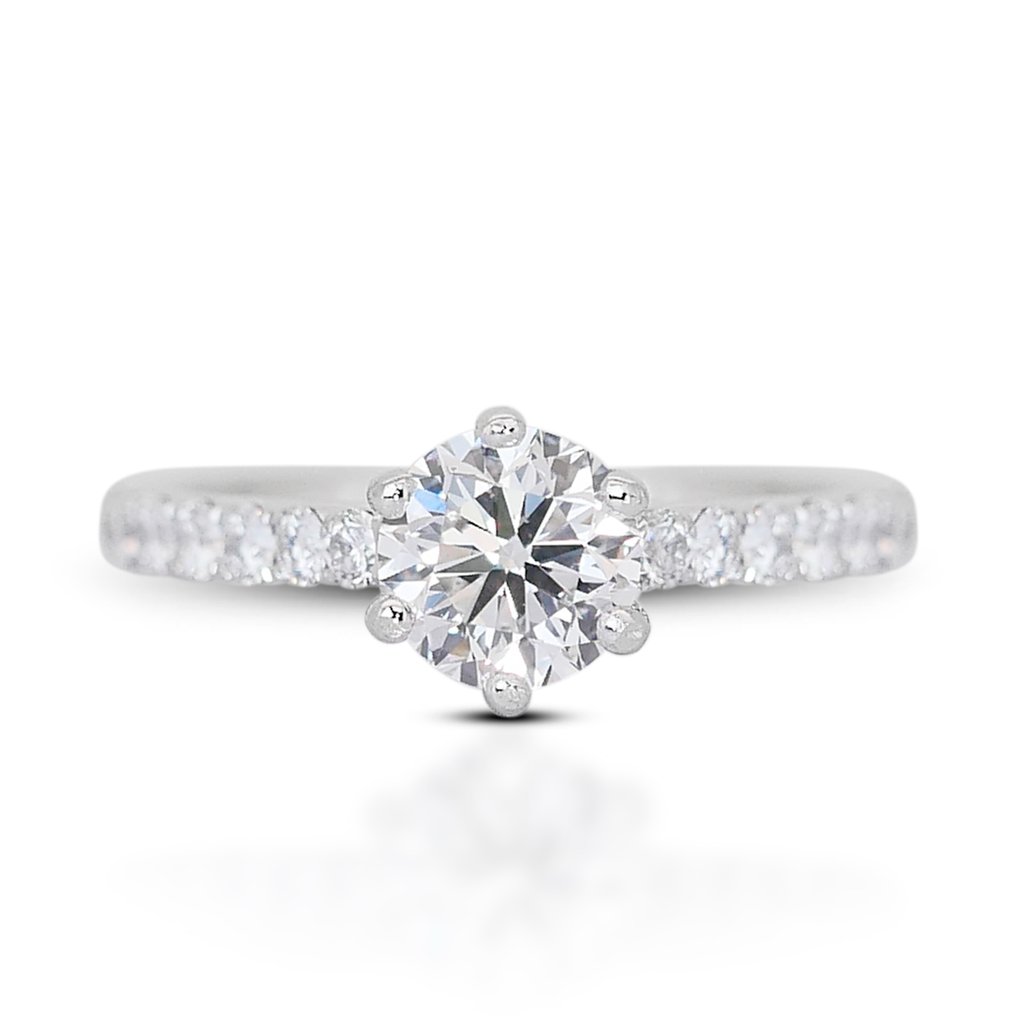 Ring Vittguld Diamant - Diamant #1.1