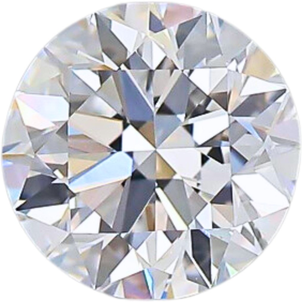 1 pcs Diamante  (Natural)  - 0.90 ct - Redondo - D (incolor) - VVS1 - Gemological Institute of America (GIA) - Cor superior #1.1