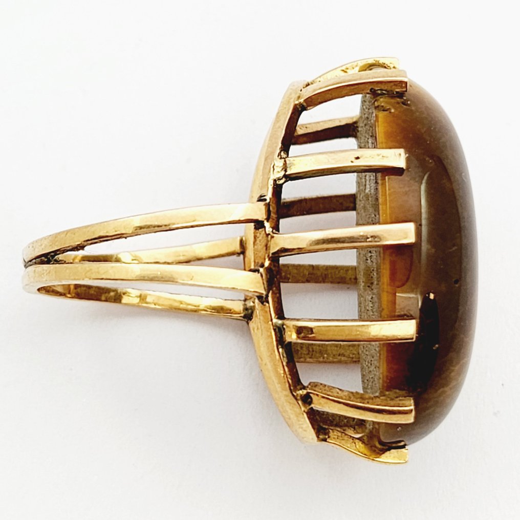 Δαχτυλίδι Κίτρινο χρυσό Χαλαζίας  #2.1