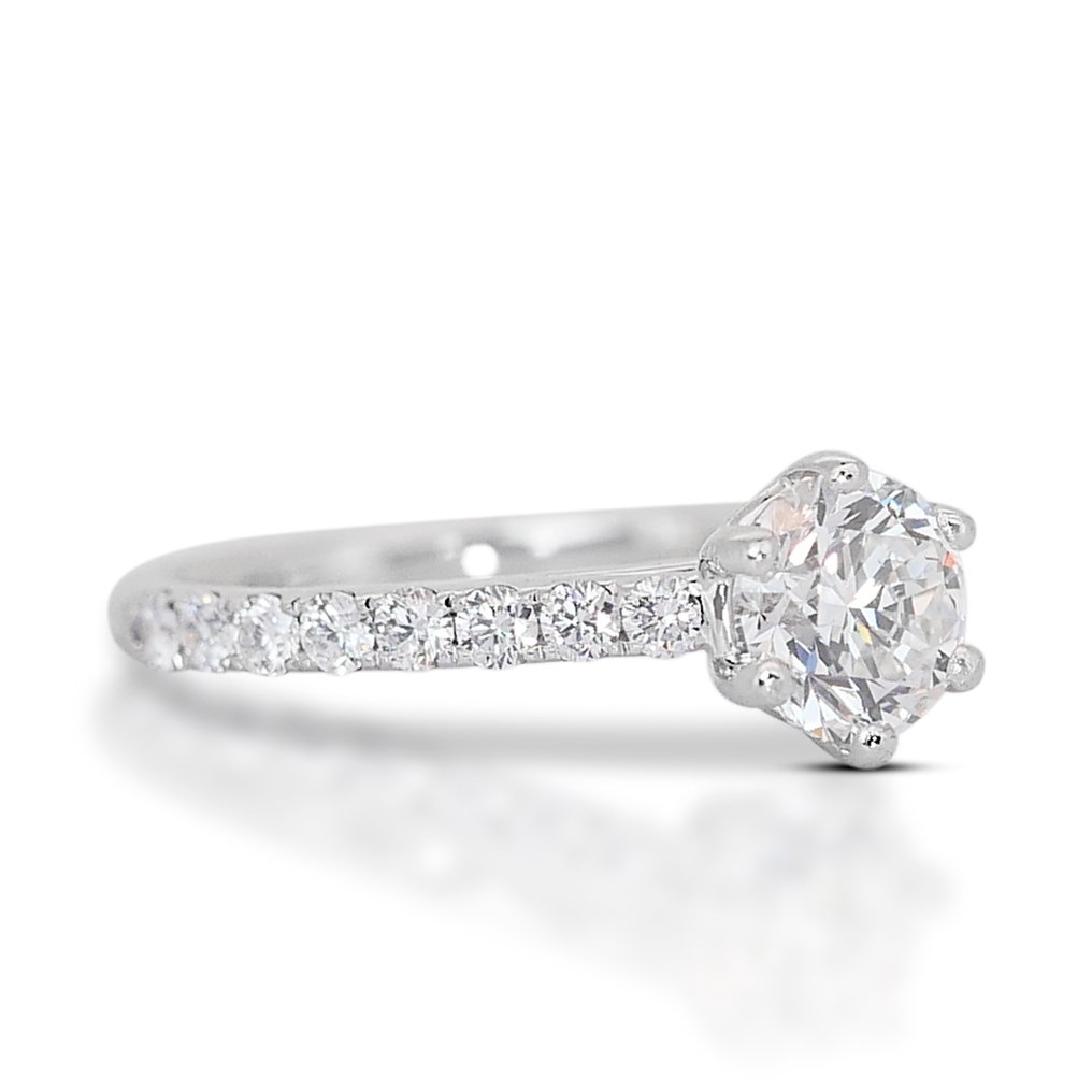 Ring Hvidguld Diamant - Diamant #2.1