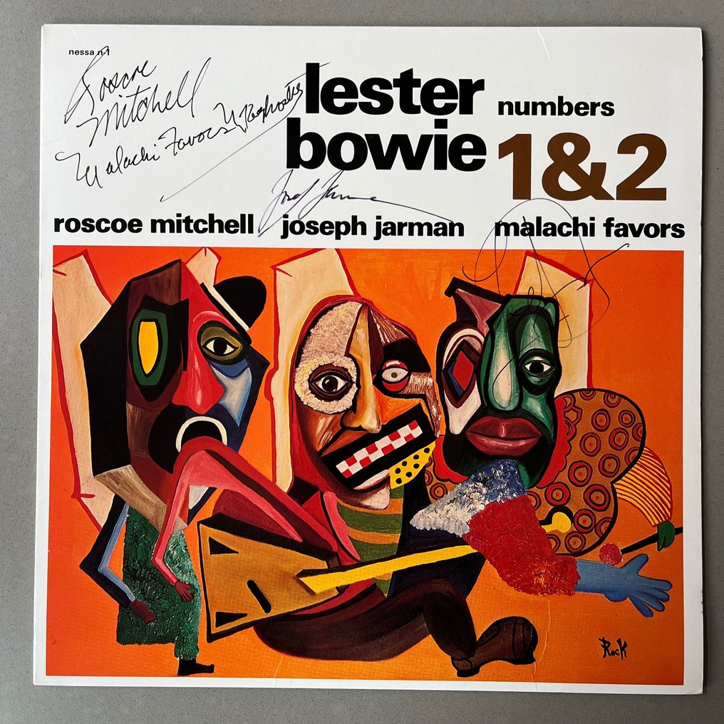 Lester Bowie - Numbers 1&2 (signed by all four artists!!) - Single bakelitlemez - 1978 #1.1
