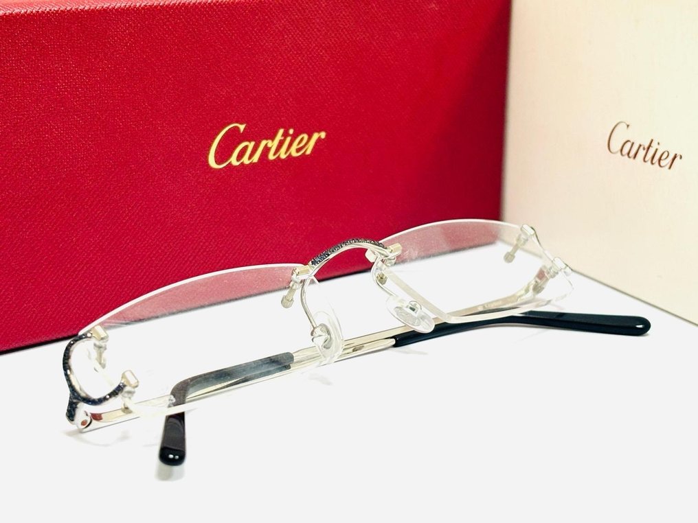 Cartier - Piccadilly Silver 0.50 Ct Natural Sapphires Blue - Sonnenbrille #2.2