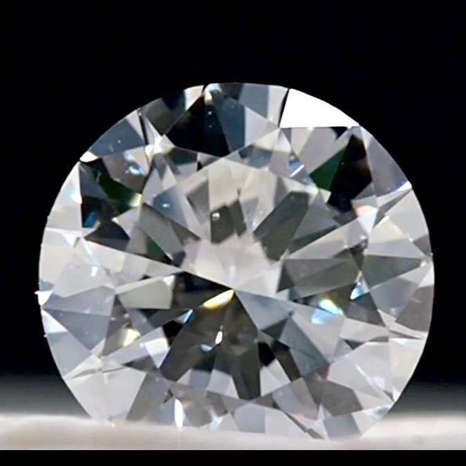 1 pcs Diamant - 0.38 ct - Rotund - E - VS1 #2.1