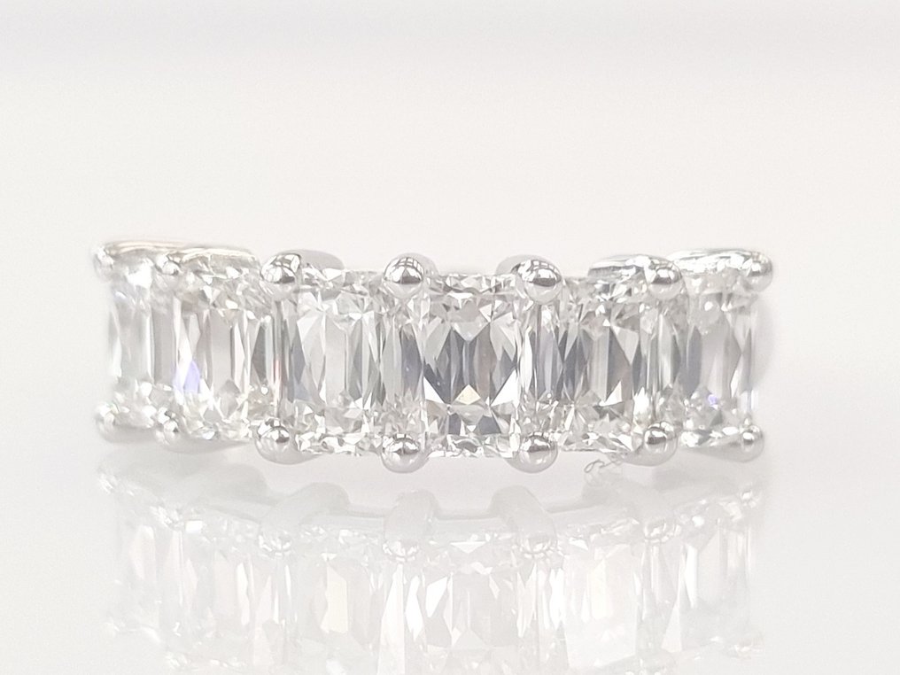 Eeuwigheidsring - 14 karaat Witgoud Diamant  (Natuurlijk) #1.1