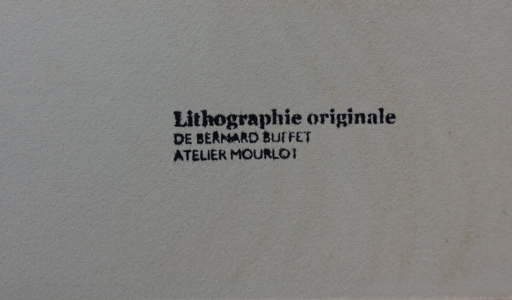 Bernard Buffet (1928-1999) - Le Condamné (Albert Camus) #2.1