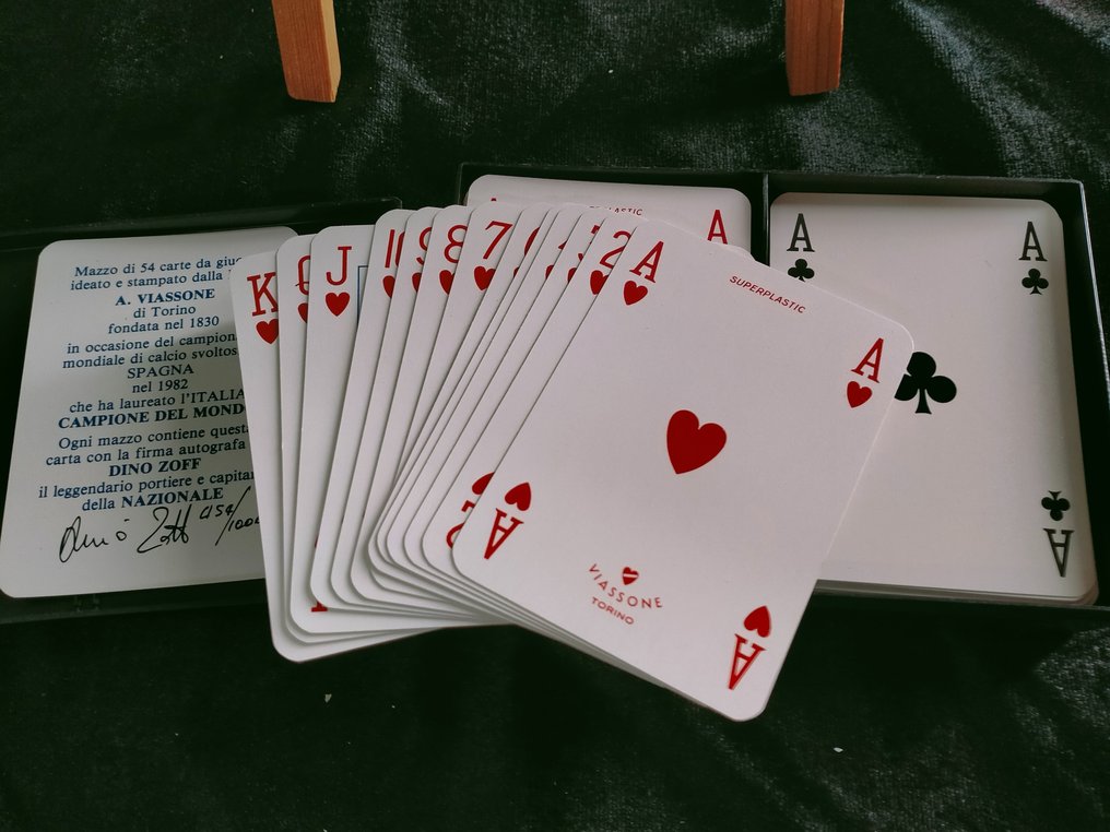 Italy - 世界足球锦标赛 - Dino Zoff - 1982 - 扑克牌+斑马  #2.1