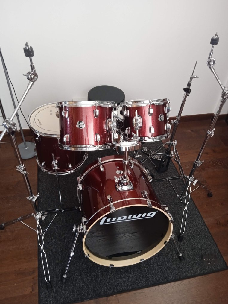 Ludwig - Lcee 200-25 element Evolution Red wine Sparkle - Batería #1.1