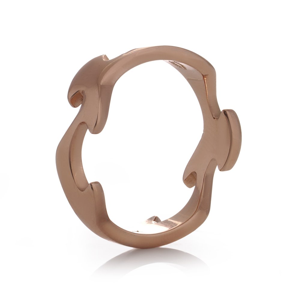 Georg Jensen Fusion band - Anel Ouro rosa  #1.2