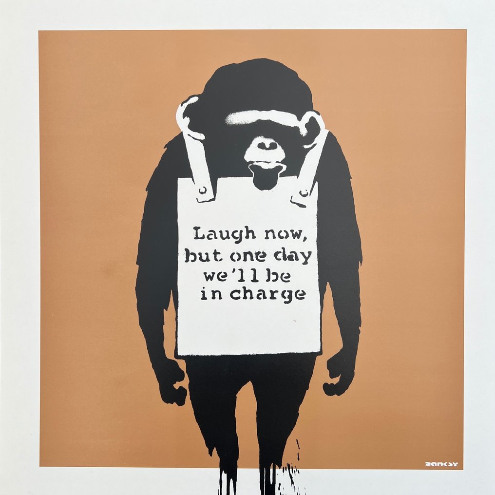 Banksy (1974) - DJ DM Laugh Now (Bronze) #1.2