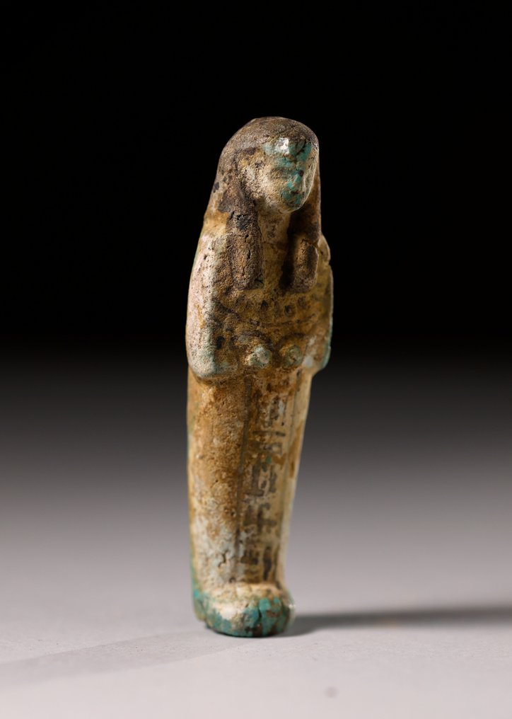 Muinainen Egypti Fajanssi Ushabti - 11 cm #2.1