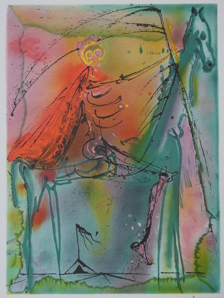 Salvador Dali (1904-1989) - Le cheval de la mort #1.0