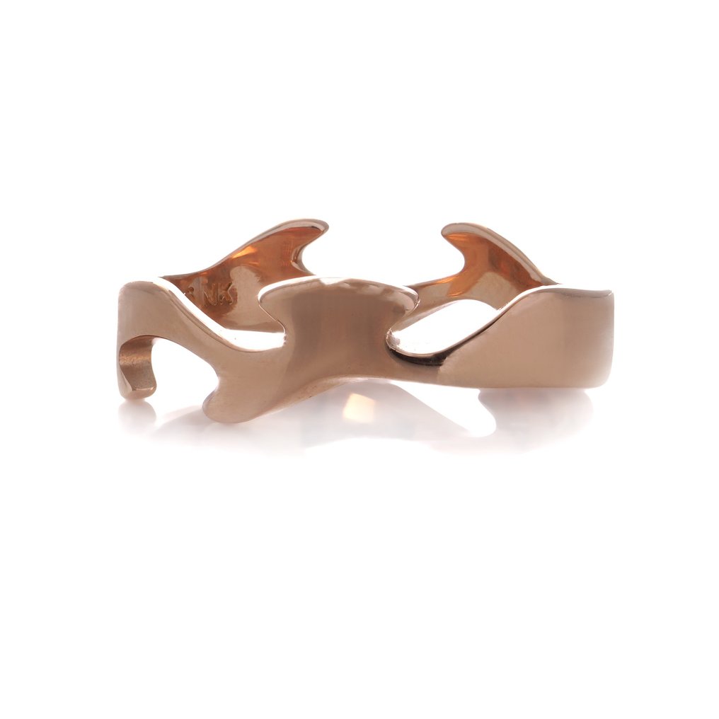 Georg Jensen Fusion band - Anel Ouro rosa  #1.1