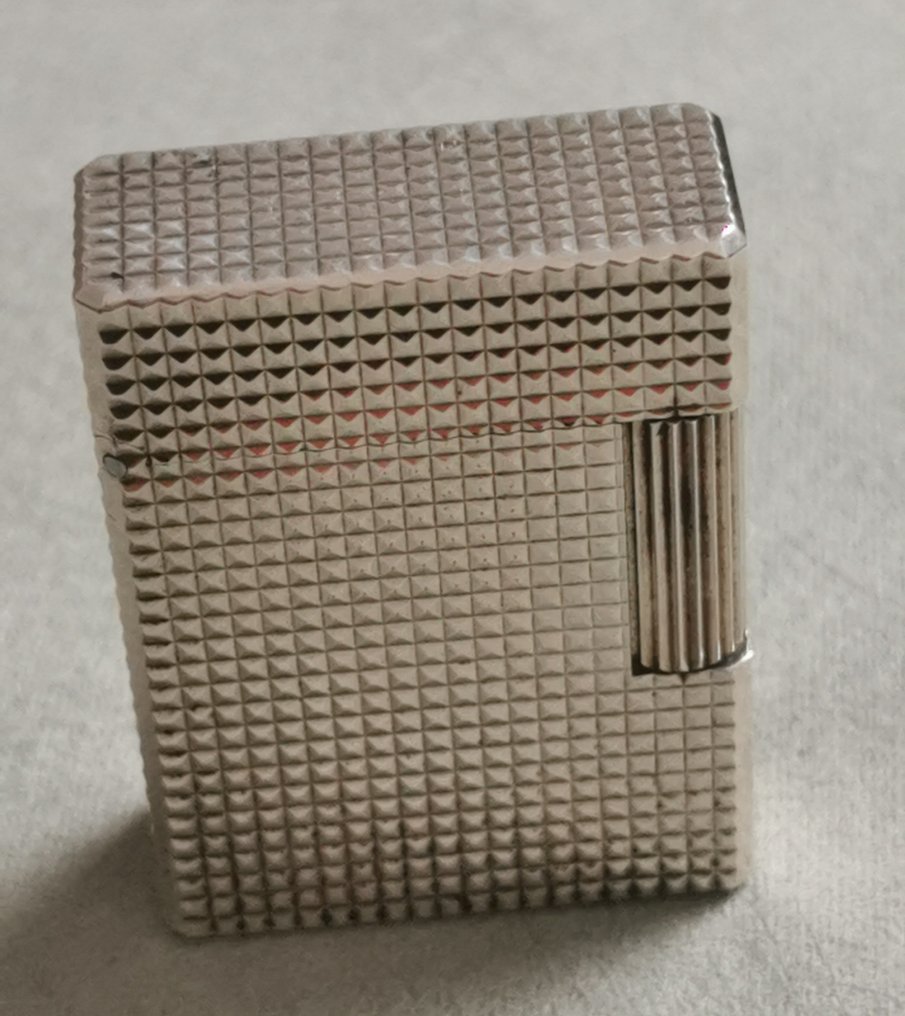 S.T. Dupont - A8BS12 Vintage Gas Lighter Working Silver Plated Good Condition - Tändare - silverpläterad #1.1