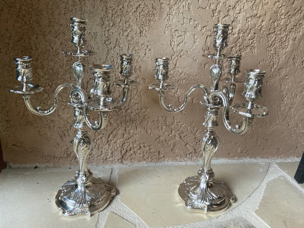 Christofle - Candelabro Marly (2) - placcato argento #1.1