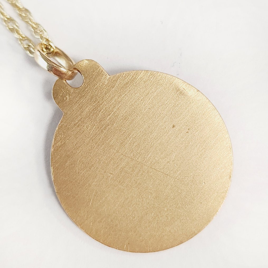 Necklace with pendant Yellow gold  #2.1