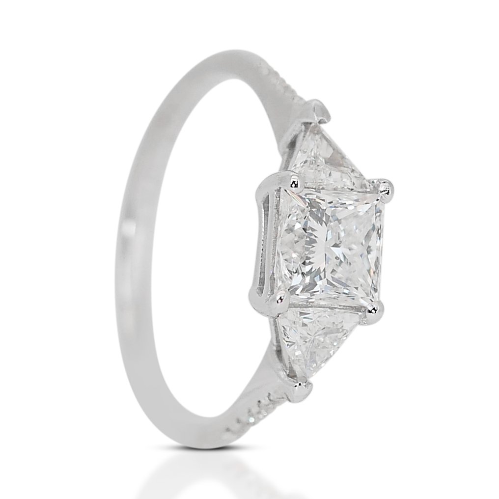 Anel Ouro branco Diamante - Diamante #1.2