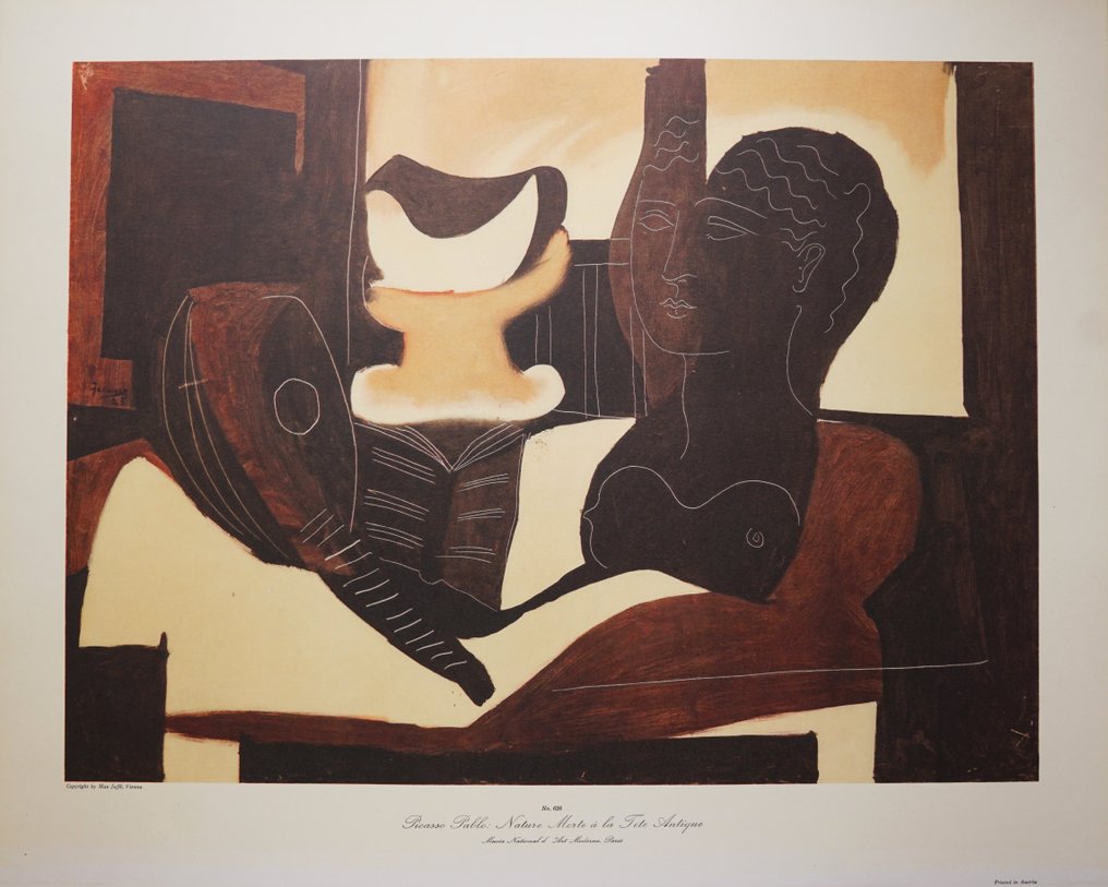 Pablo Picasso (1881-1973) - Nature Morte à la Tete Antique (1925) #1.0