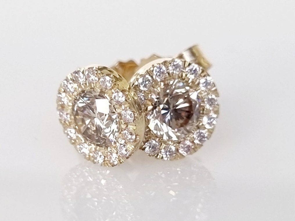 Cocktail earrings Diamond #3.2