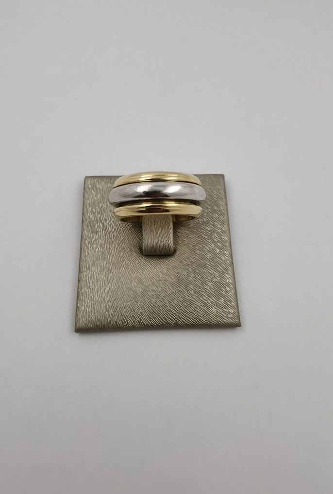 Δαχτυλίδι - 18 καράτια Κίτρινο χρυσό, Λευκός χρυσός #2.2