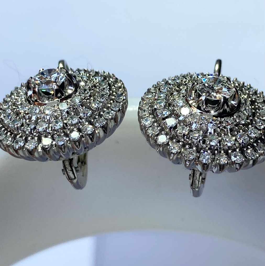 Pala Diamond - Oorbellen Witgoud Diamant  (Natuurlijk) - Diamant #3.1