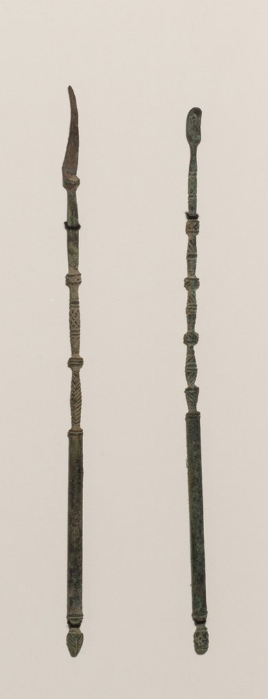 古羅馬 青銅色 医疗器械。公元一至三世纪。高10.5至19.5厘米。 #4.3