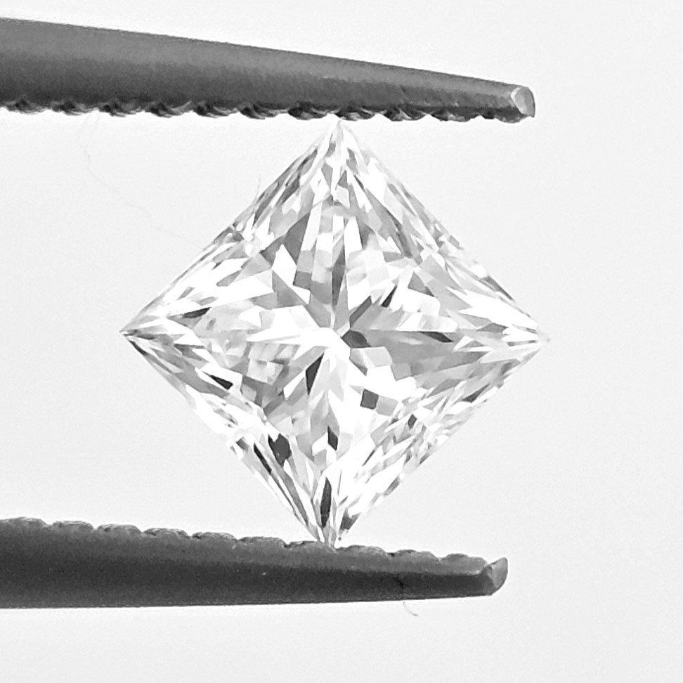 Gyémánt - 0.70 ct - Princess - G - VS2 #1.1
