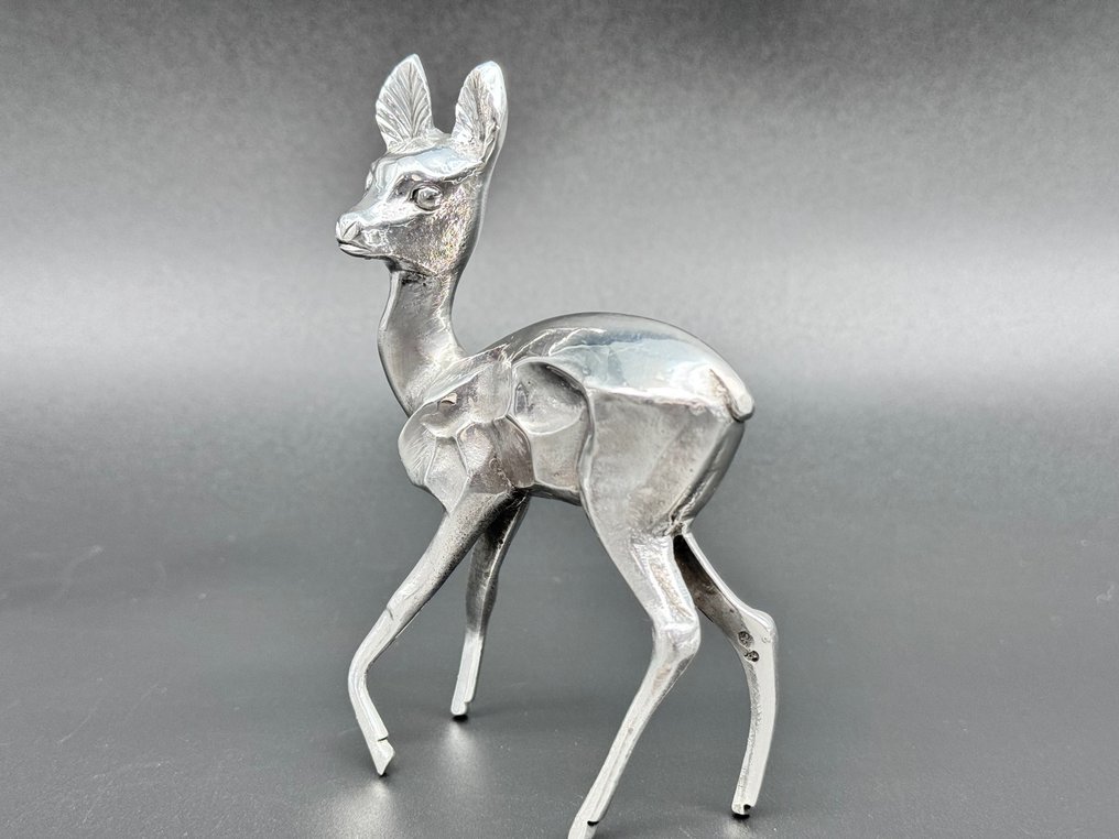 Estatueta miniatura - Figura en miniatura de plata 915. - Prata #2.1