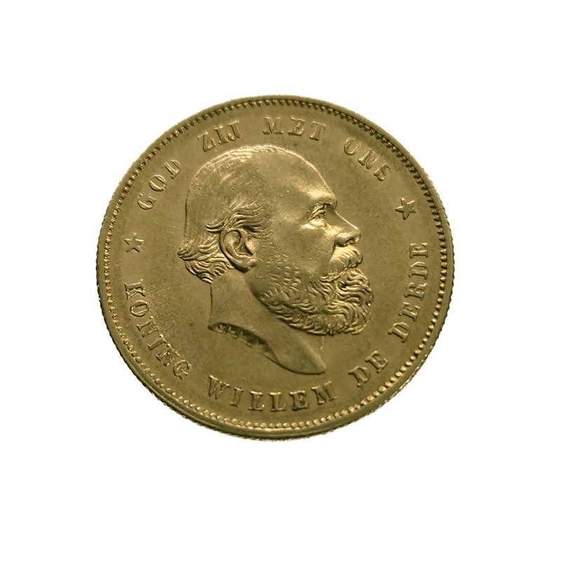 Niederlande. Willem III (1849-1890). 10 Gulden 1877 #1.1