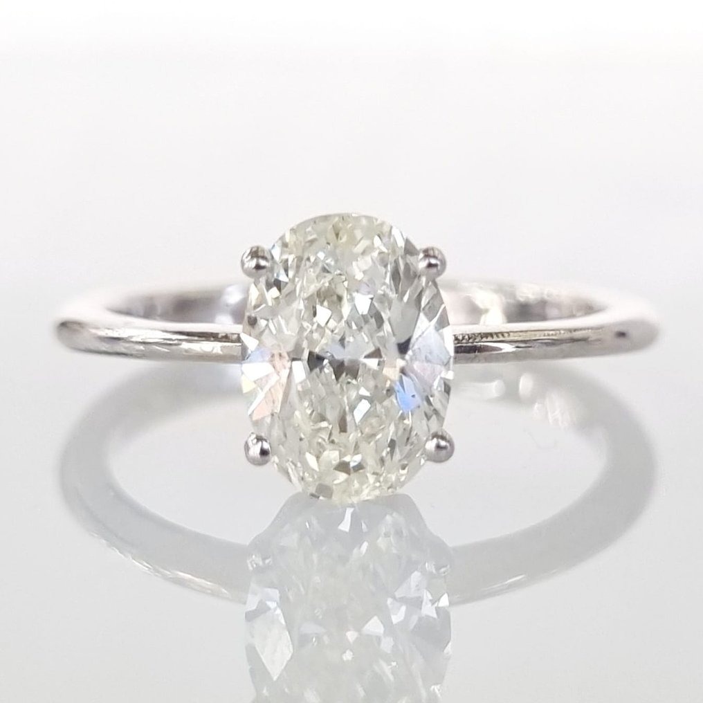 Engagement ring White gold Diamond #3.3