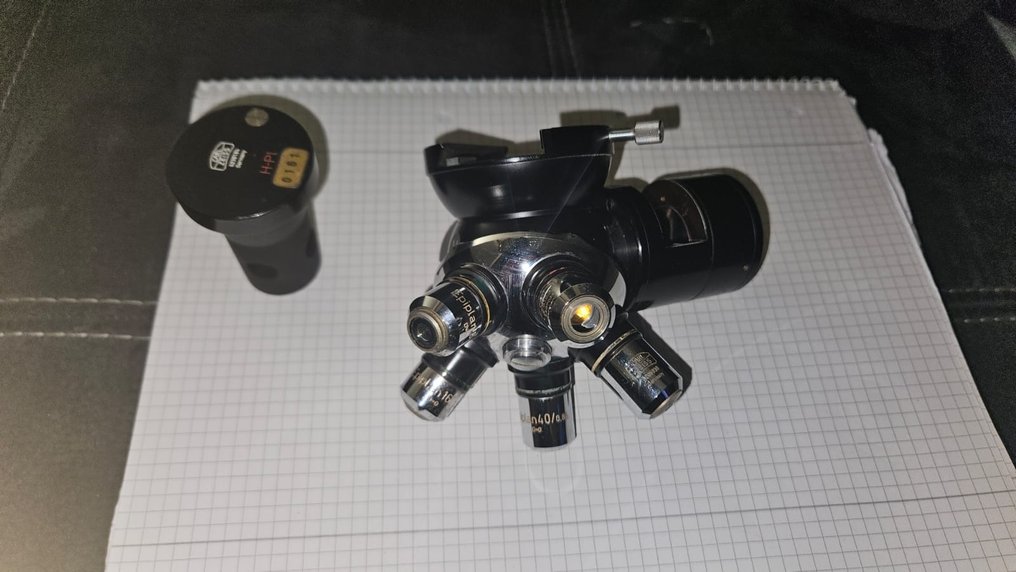 显微镜镜头 - Auflichtkondensor III D (4/0.1, 8/0.2, 16/0.35, 40/0.85 und 80/0.95) - 1960-1970 - Carl Zeiss #2.2