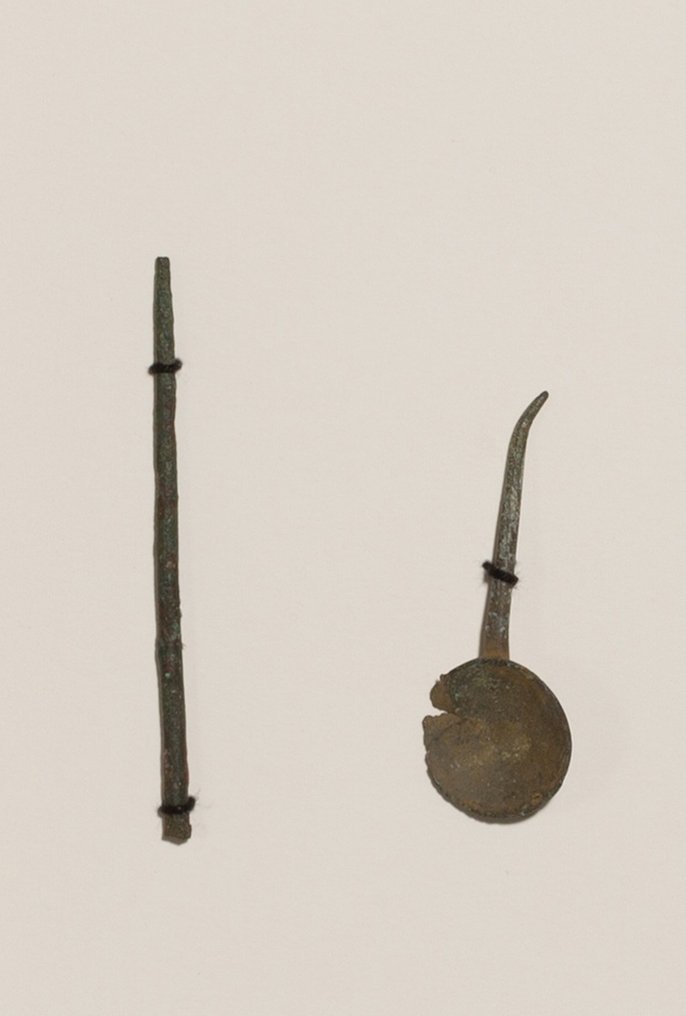 古罗马 黄铜色 医疗器械。公元一世纪至三世纪。高度 6-17.5 厘米。 #3.1