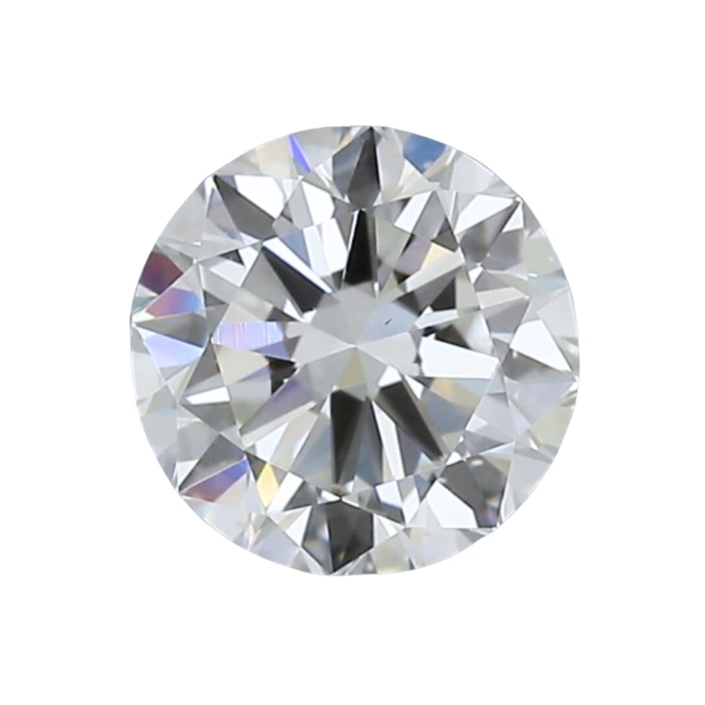 1 pcs Diamant  - 1.00 ct - Rund - VS2 #1.2