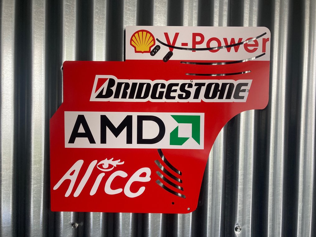 Ferrari - Kimi Räikkönen - 2007 - Replik-Hinterflügel-Endplatte #1.0