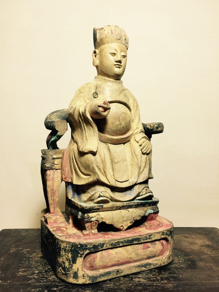TAIWAN Religious Sculpture - Hout - China #2.2